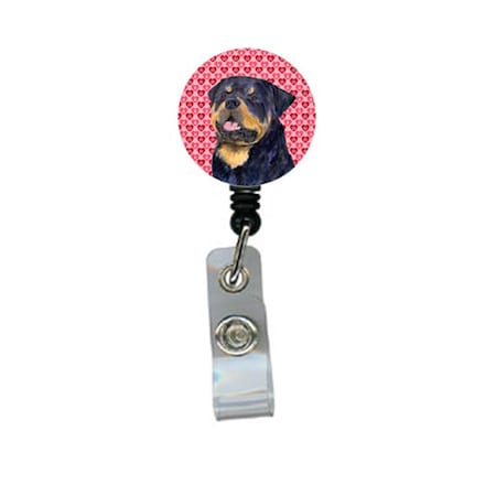 Teachers Aid Rottweiler Retractable Badge Reel Or Id Holder With Clip TE237707